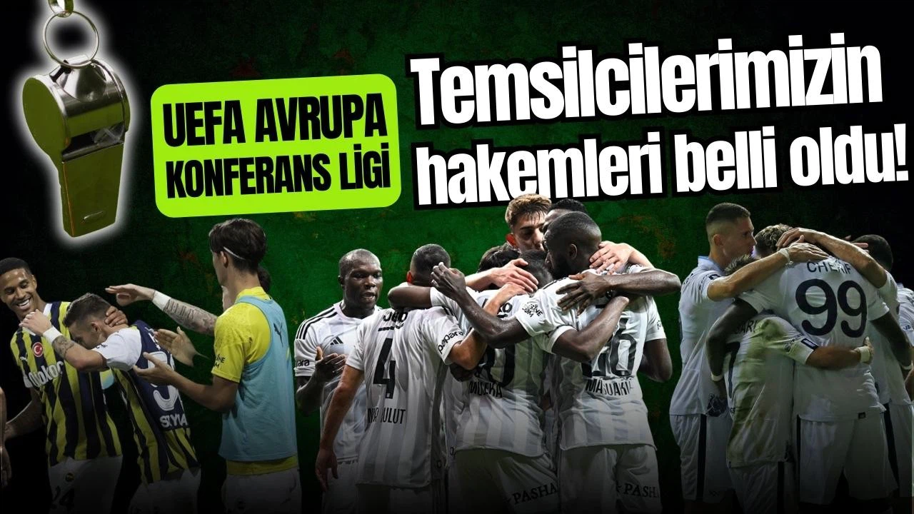 Temsilcilerimizin hakemleri belli oldu!