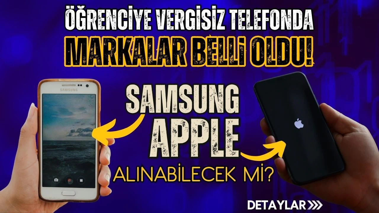 Vergisiz telefonda markalar belli oldu! Samsung ve Apple var mı?