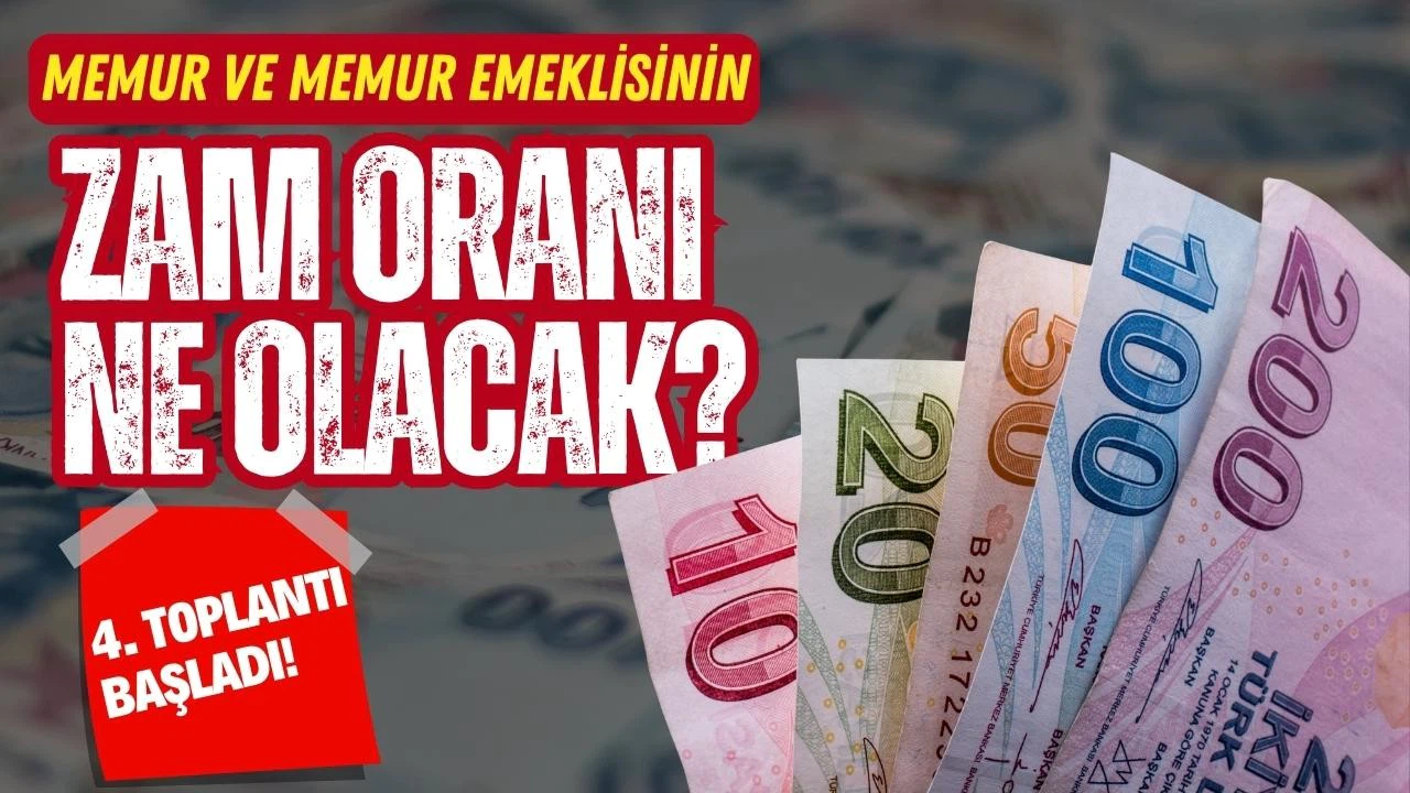 Memur-emekli zammında 4. toplantı başladı!