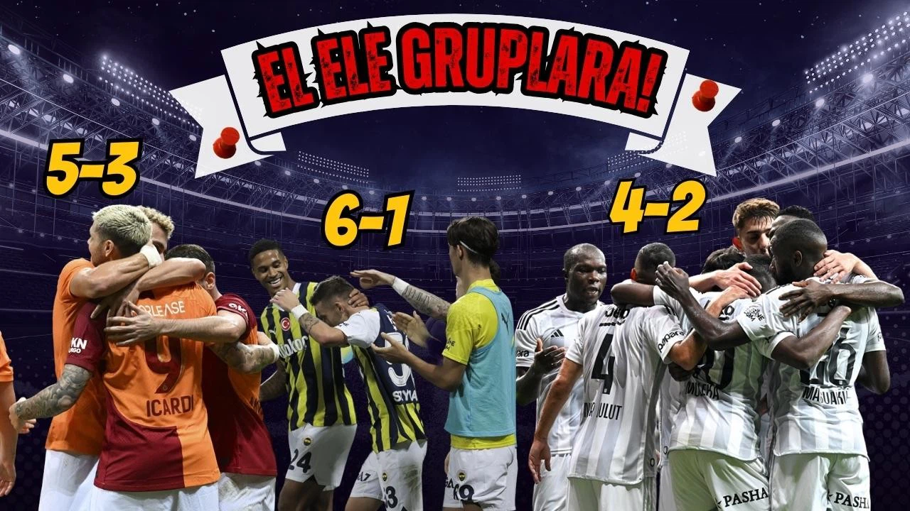 İstanbul futbola doyacak! "3 büyükler" el ele gruplara