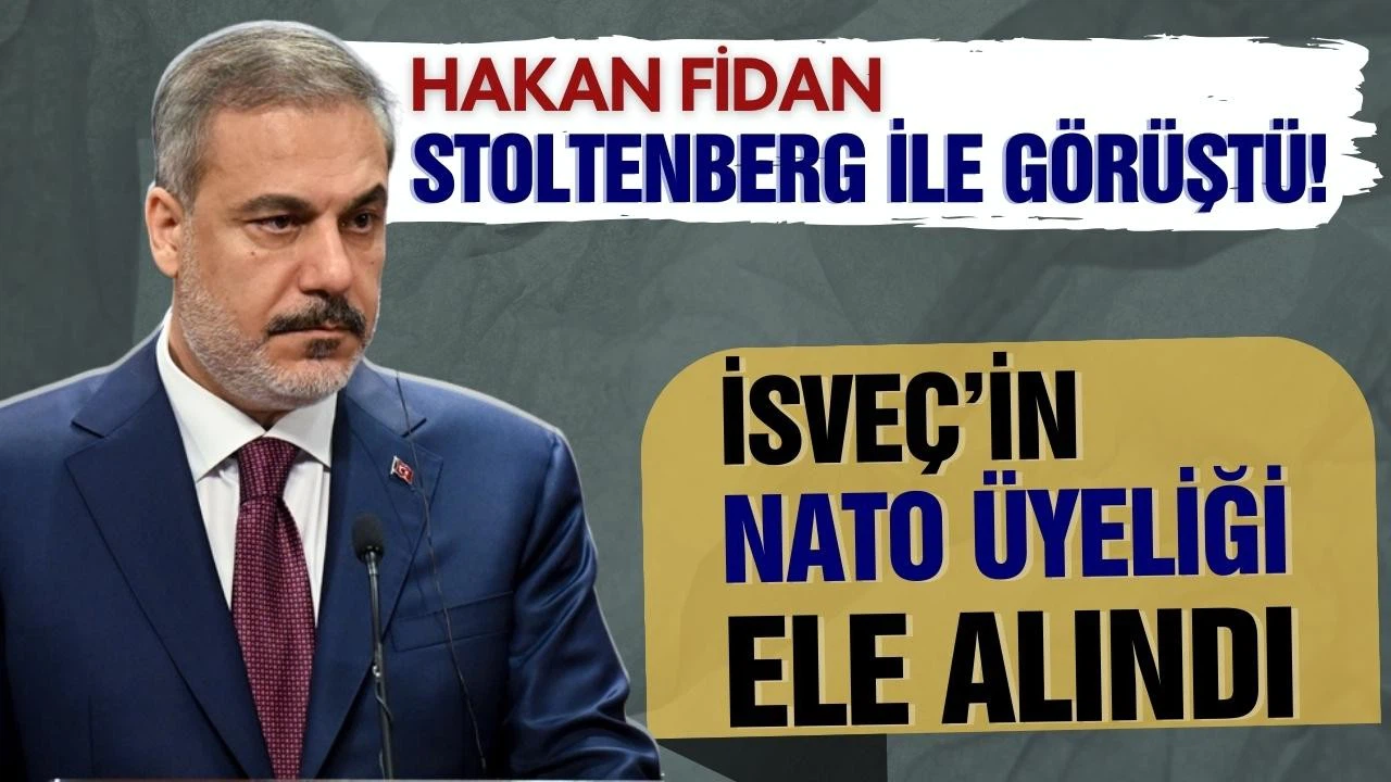 Bakan Hakan Fidan, Stoltenberg ile görüştü!