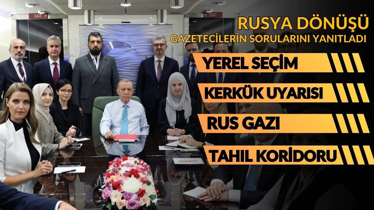 Cumhurbaşkanı Erdoğan'dan tahıl koridoru açıklaması