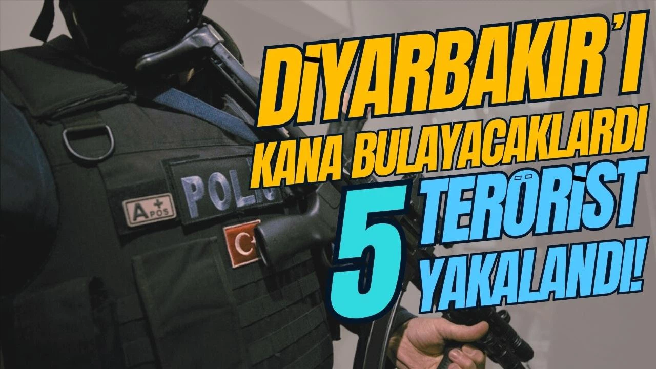 Bombalı eylem hazırlığındaki 5 terörist yakalandı
