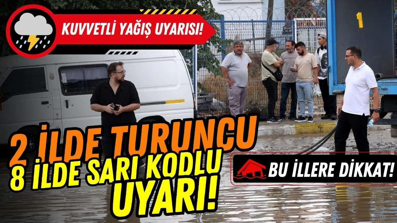 Meteoroloji uyardı: Sağanak yağış geliyor!