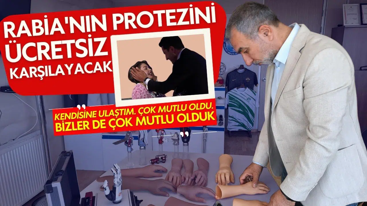 Yarışmadan 1 milyon TL kazanan Rabia'nın protezini ücretsiz karşılayacak
