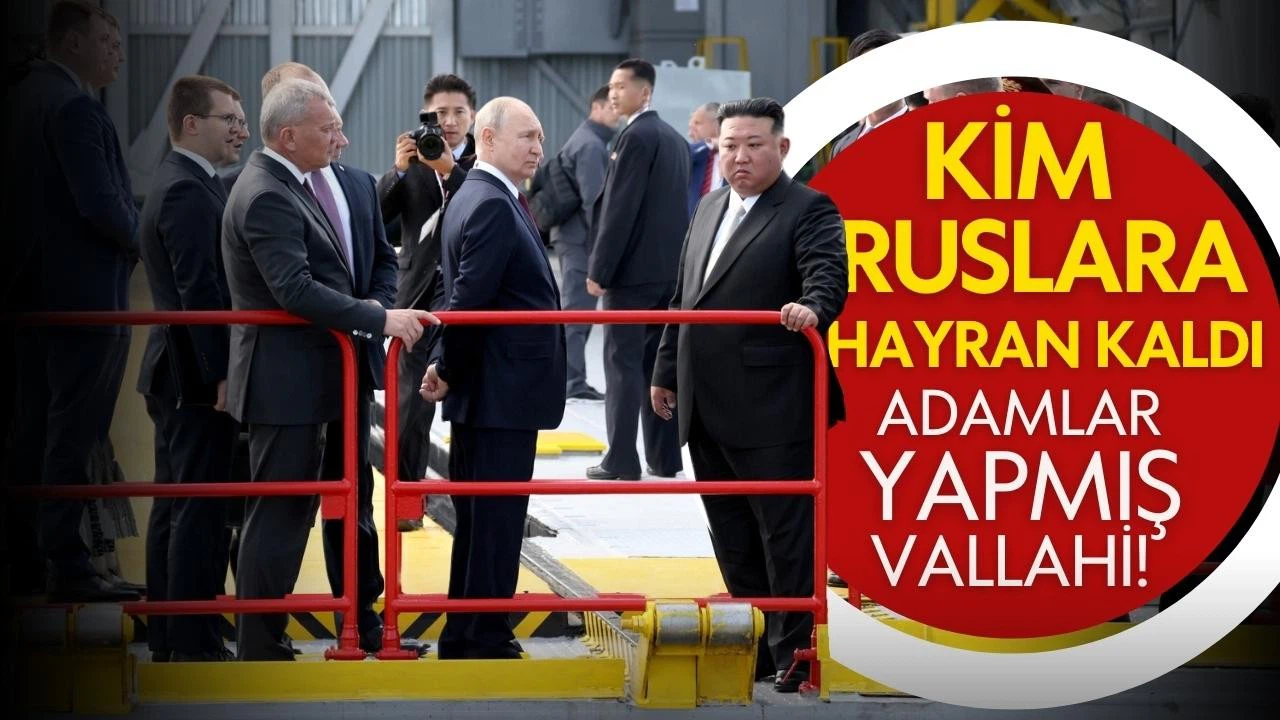 Kim Jong-un, Rusya'nın uzay üssünü gezdi!
