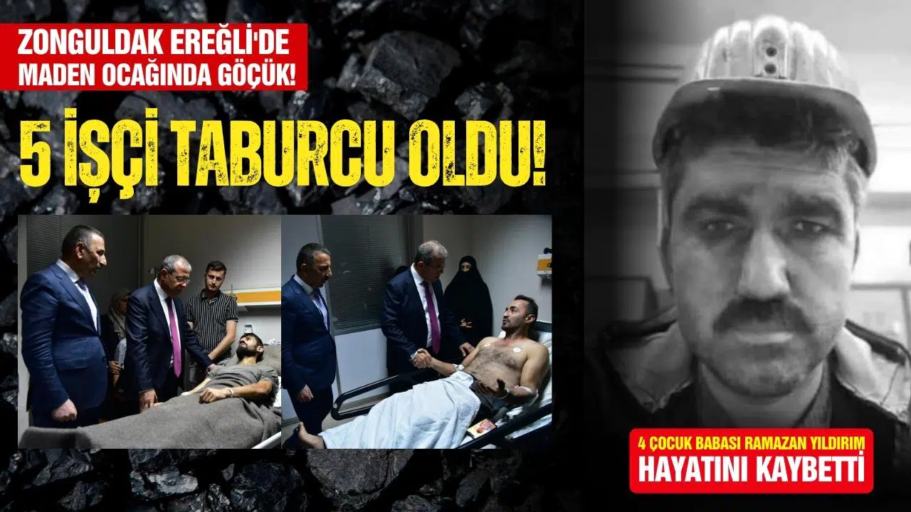 Göçükte yaralanan işçilerden 5'i taburcu oldu