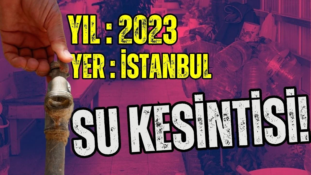 İstanbul'un 8 ilçesinde su kesintisi!