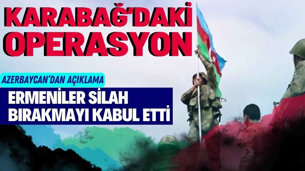 Ermeniler silah bırakmayı kabul etti!