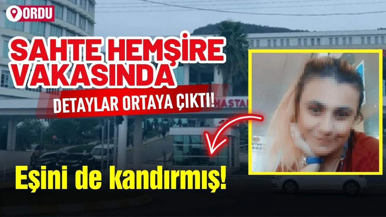 Sahte hemşire, eşini de kandırmış!