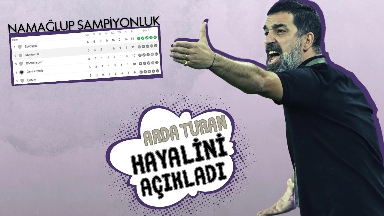 Arda Turan'ın 1. Lig hayali belli oldu!