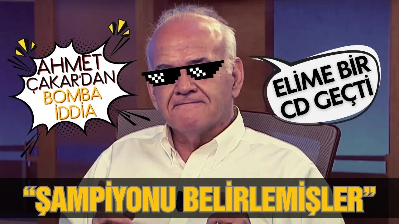 Ahmet Çakar'dan bomba iddia: Elimde bir CD var