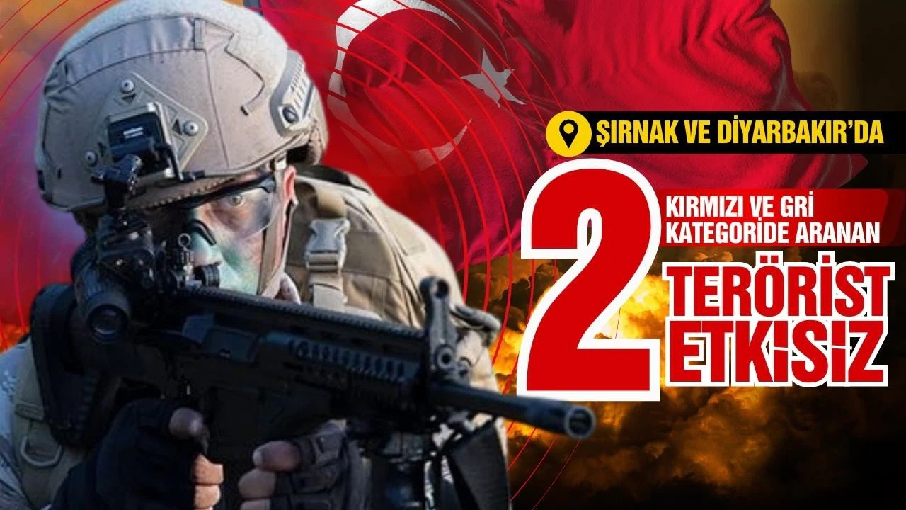 PKK'ya bir darbe daha! 2 terörist etkisiz hale getirildi