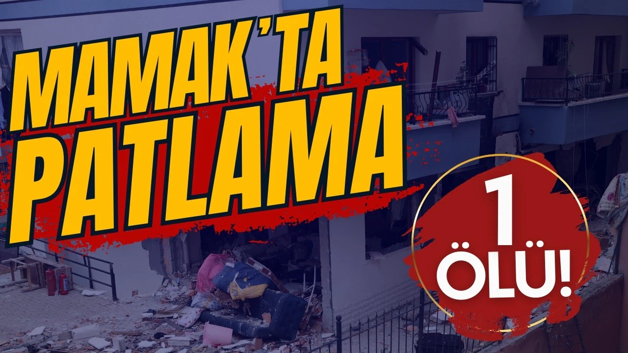 Ankara Mamak'ta binada doğal gaz patlaması
