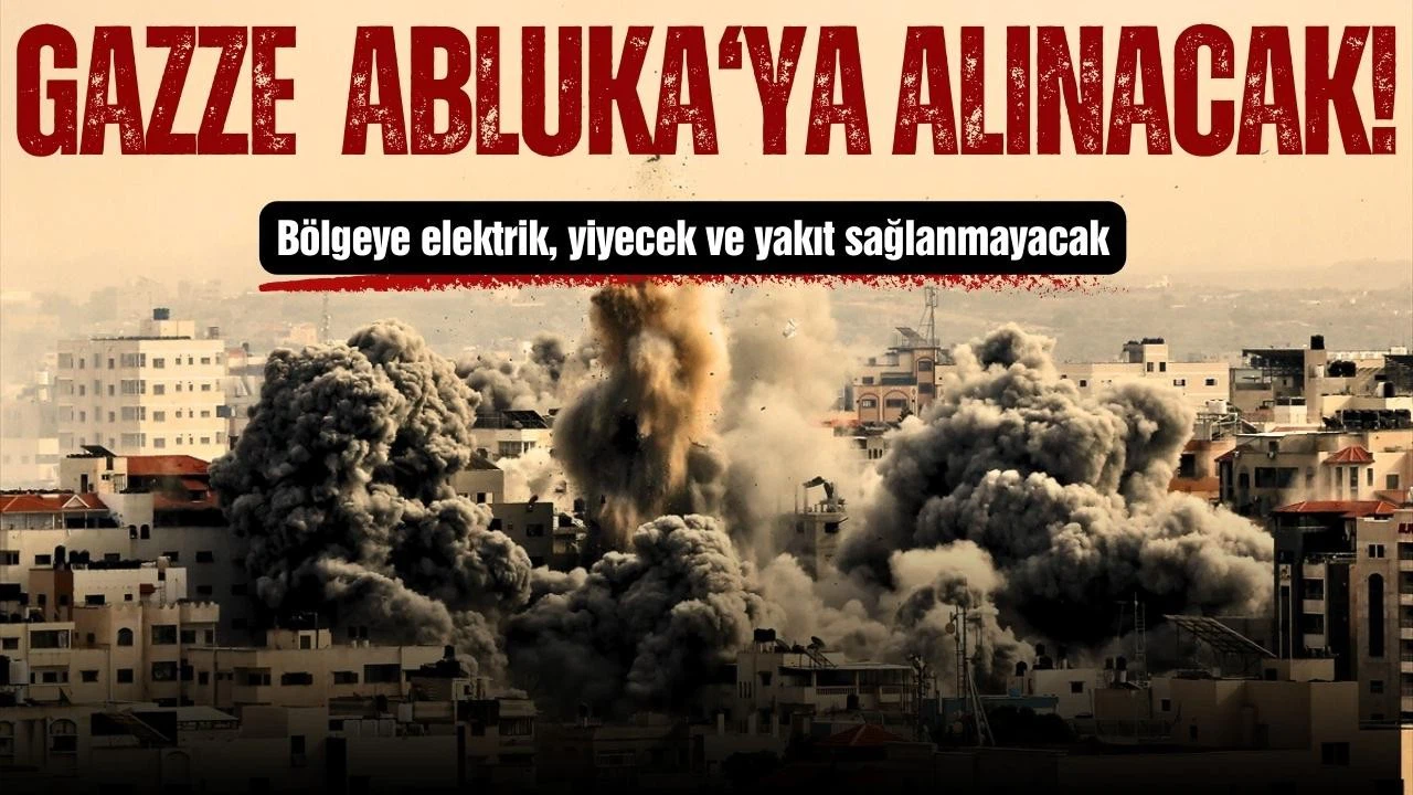 Gazze tam ablukaya alınacak!