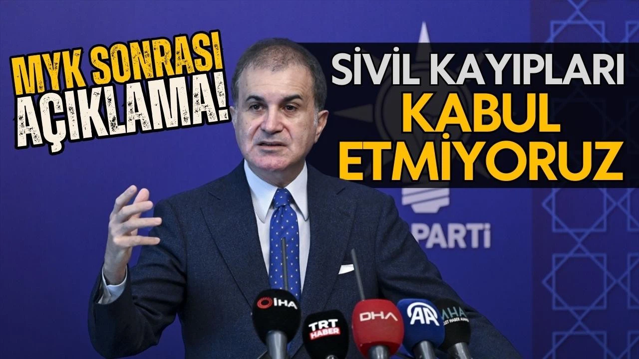 Ömer Çelik: Masum insanları hedef alan şiddete karşıyız