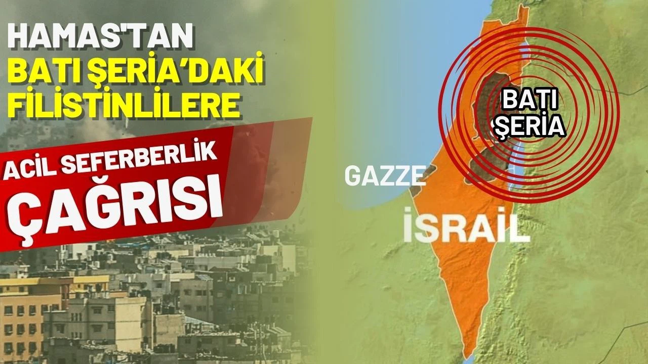 Hamas'tan Filistinlilere acil seferberlik çağrısı