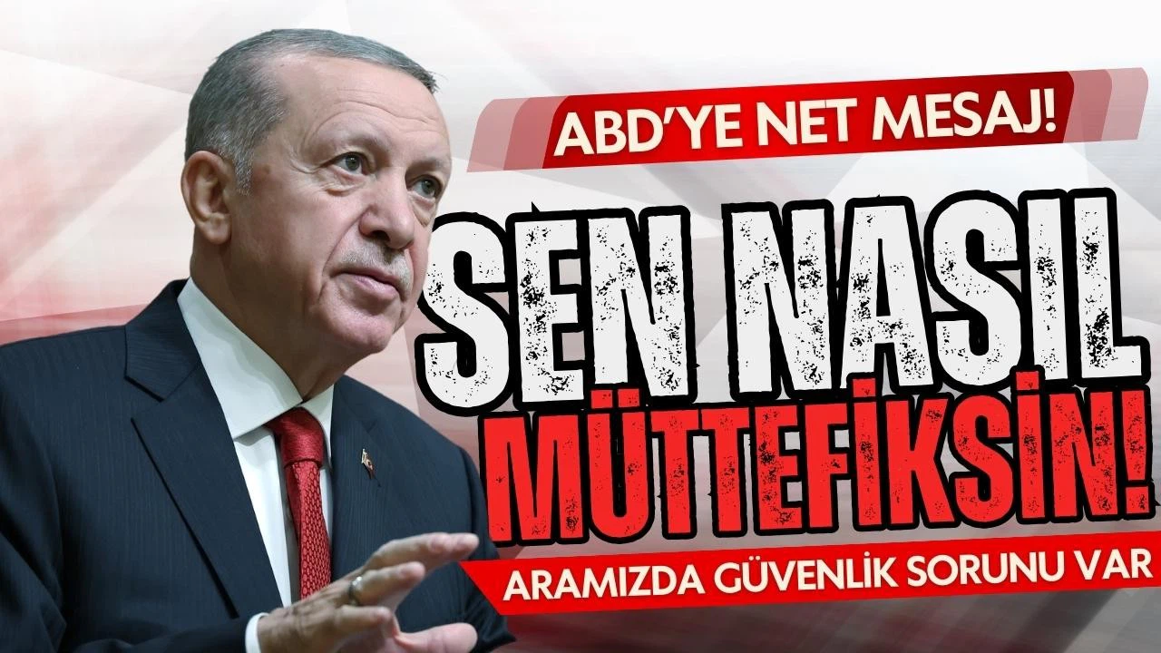 Cumhurbaşkanı Erdoğan: "Aramızda güvenlik sorunu var"