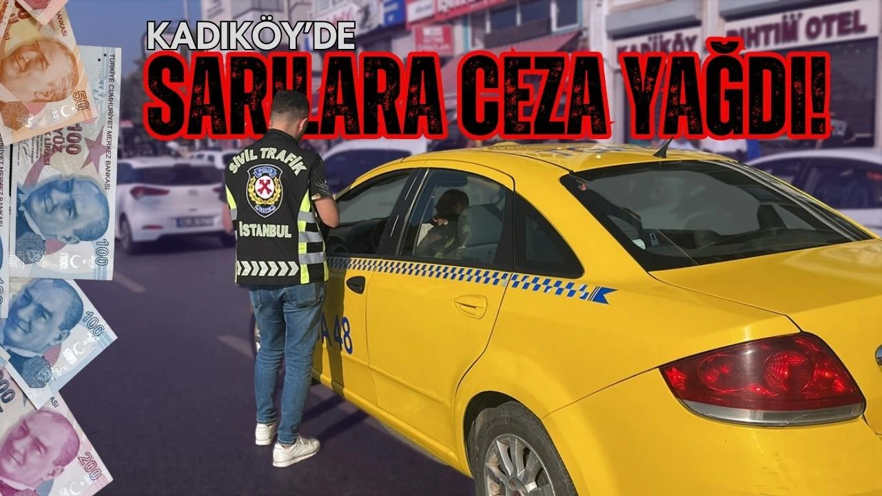 İstanbul'da taksilere denetim: Sürücülere ceza yağdı!