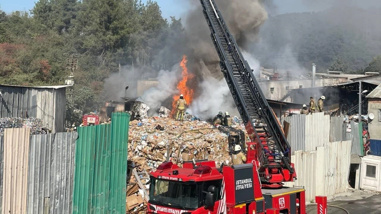 Sarıyer'de yangın!