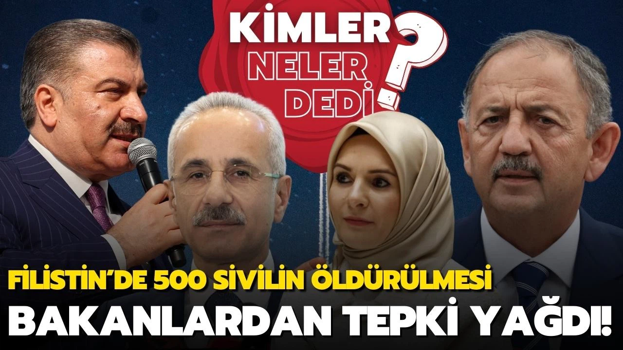 Bakanlardan İsrail'in hastane saldırısına sert tepki!