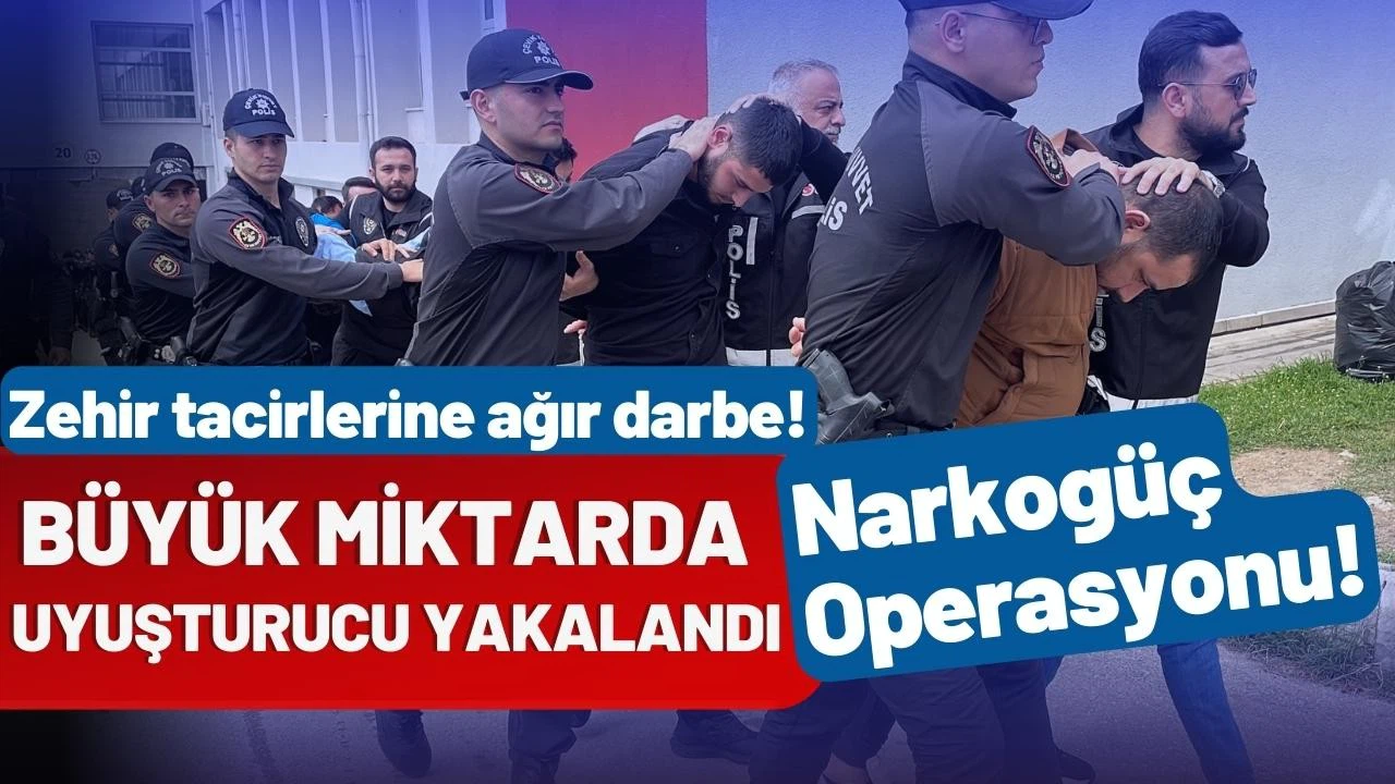 5 ilde Narkogüç operasyonu: 16 şüpheli yakalandı