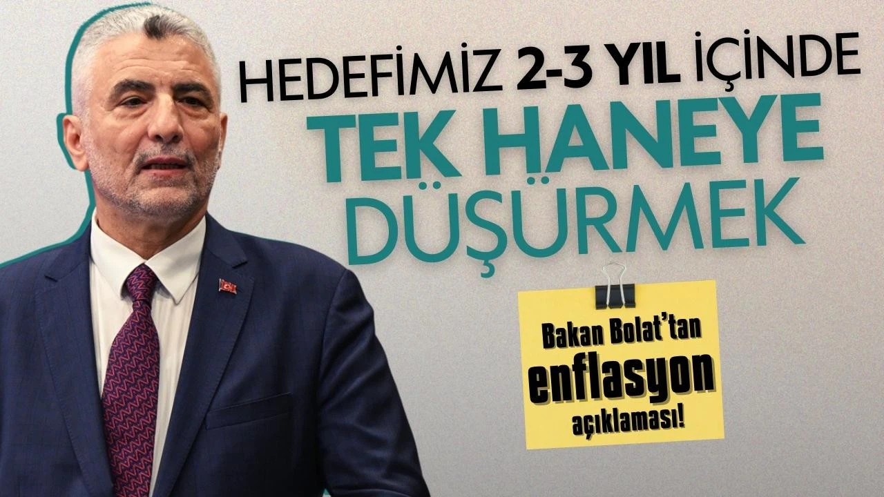 Bakan Bolat'tan enflasyon açıklaması!