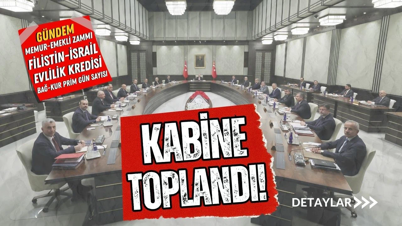 Kabine toplandı: Erdoğan kritik kararları açıklayacak