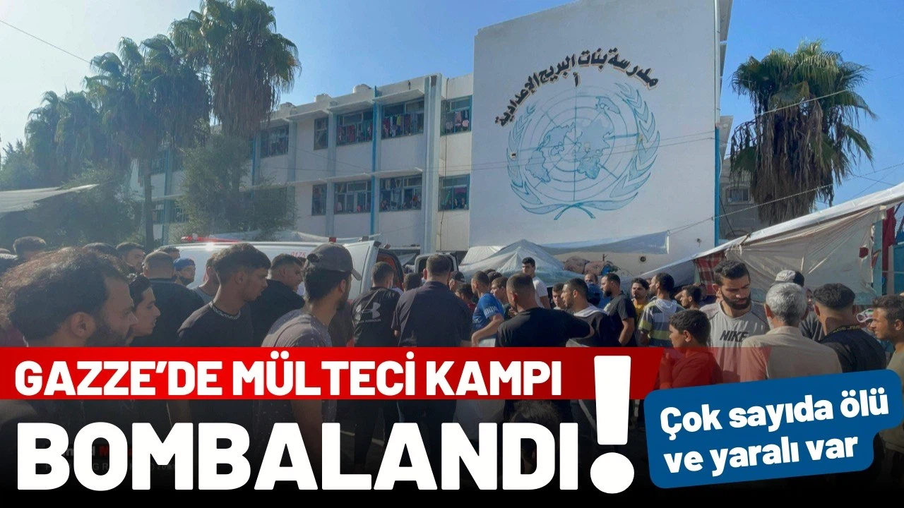 İsrail yine mülteci kampını bombaladı! Çok sayıda ölü var
