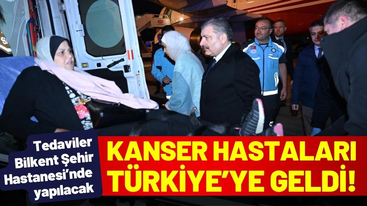 Gazzeli kanser hastaları Türkiye'de