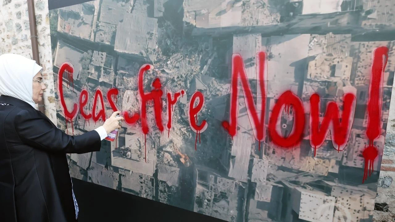 Erdoğan: "Çünkü, bizim bir Filistin hayalimiz var"