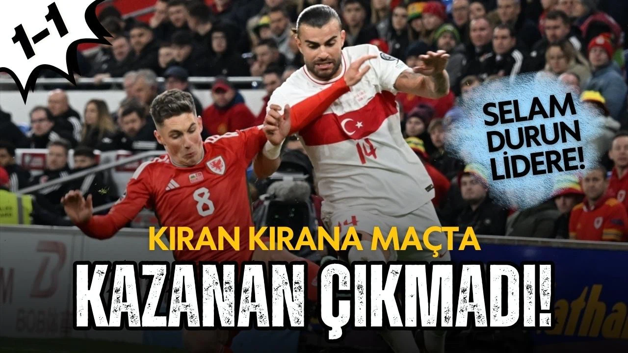 Maçta kazanan çıkmadı: Milli Takım lider bitirdi!