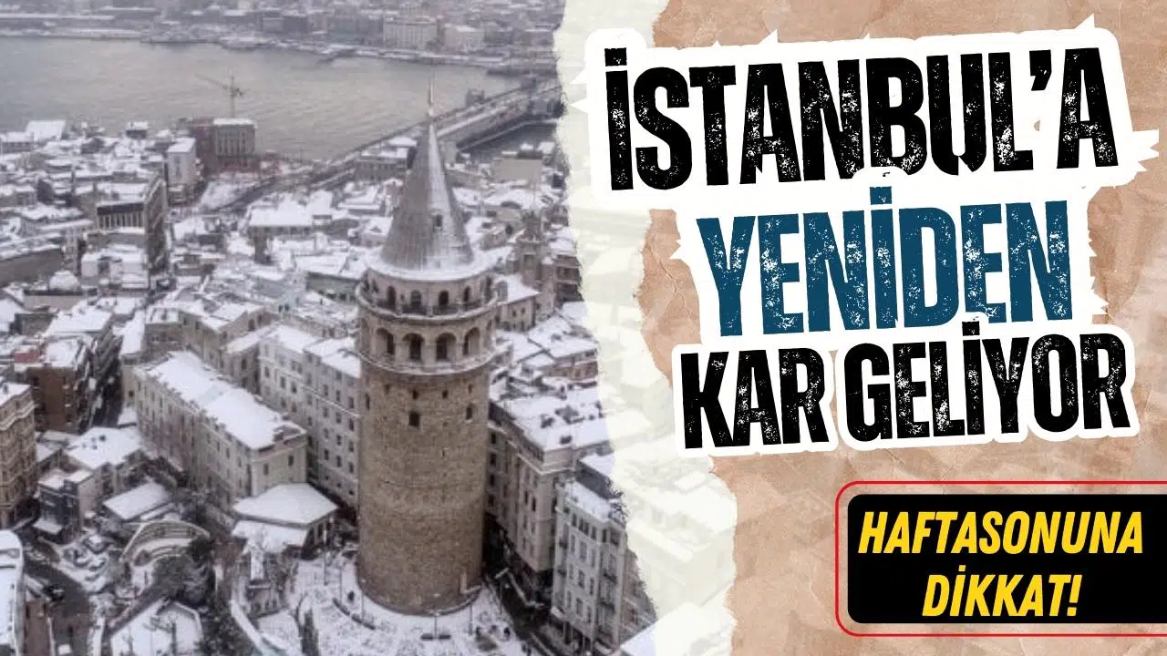 İstanbul'a soğuk ve yağış uyarısı