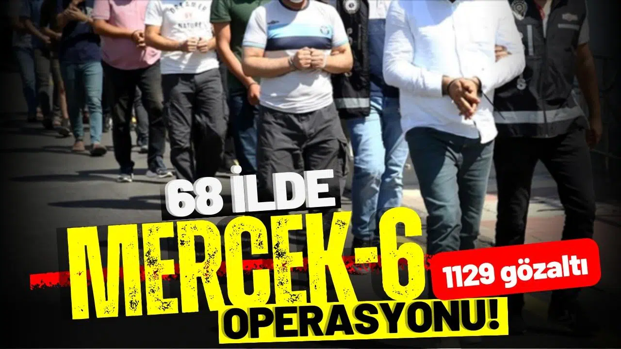 Silah kaçakçılarına 'Mercek-6' operasyonu: 1129 gözaltı