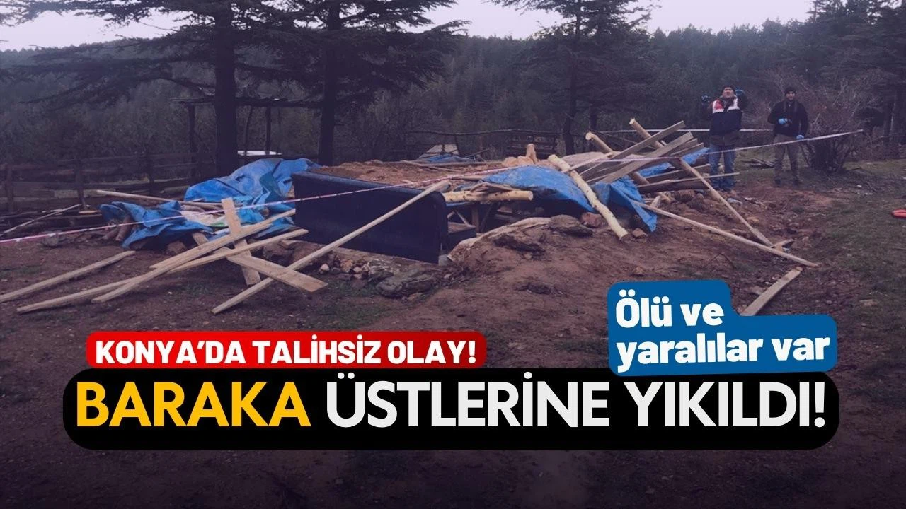 Baraka üstlerine yıkıldı! Ölü ve yaralılar var