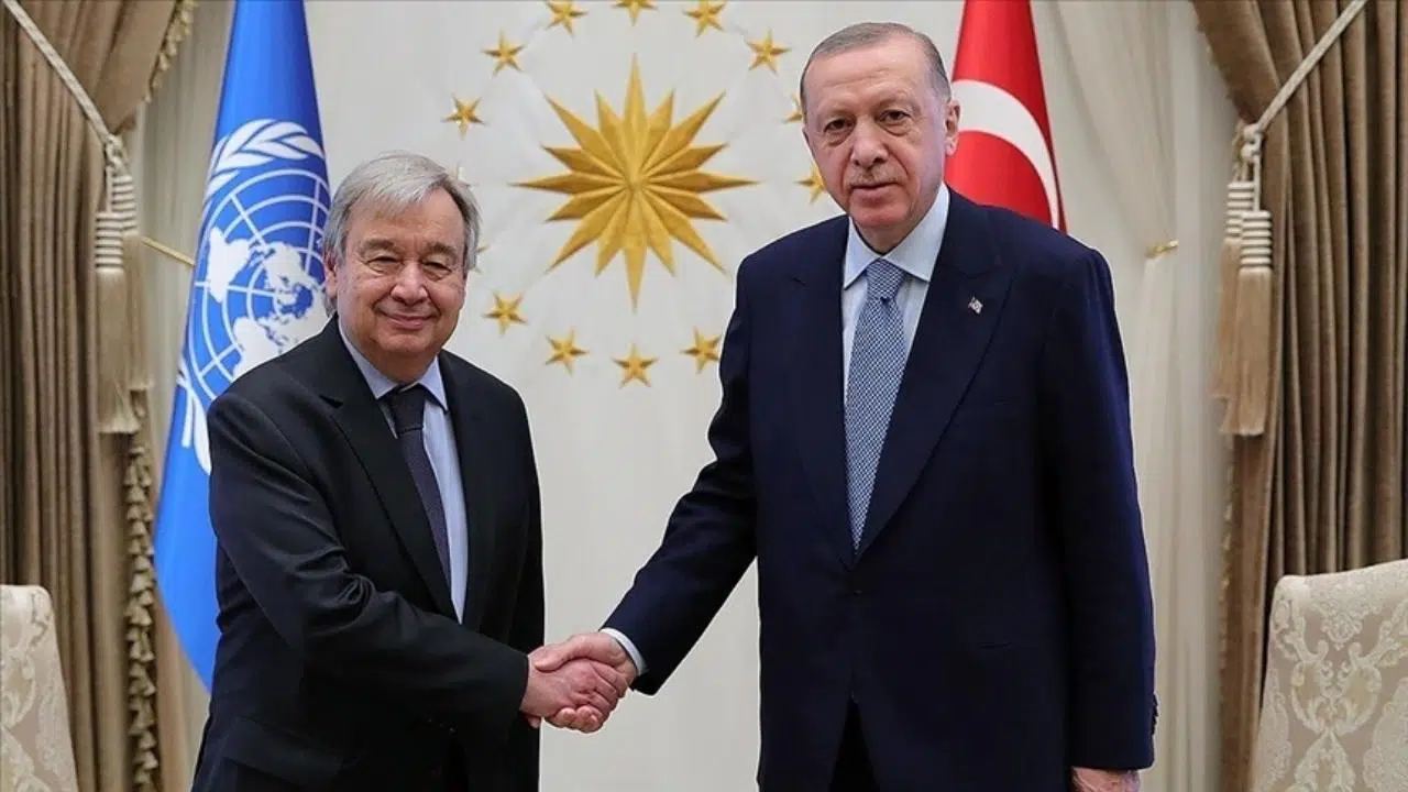 Cumhurbaşkanı Erdoğan Guterres ile telefonda görüştü!