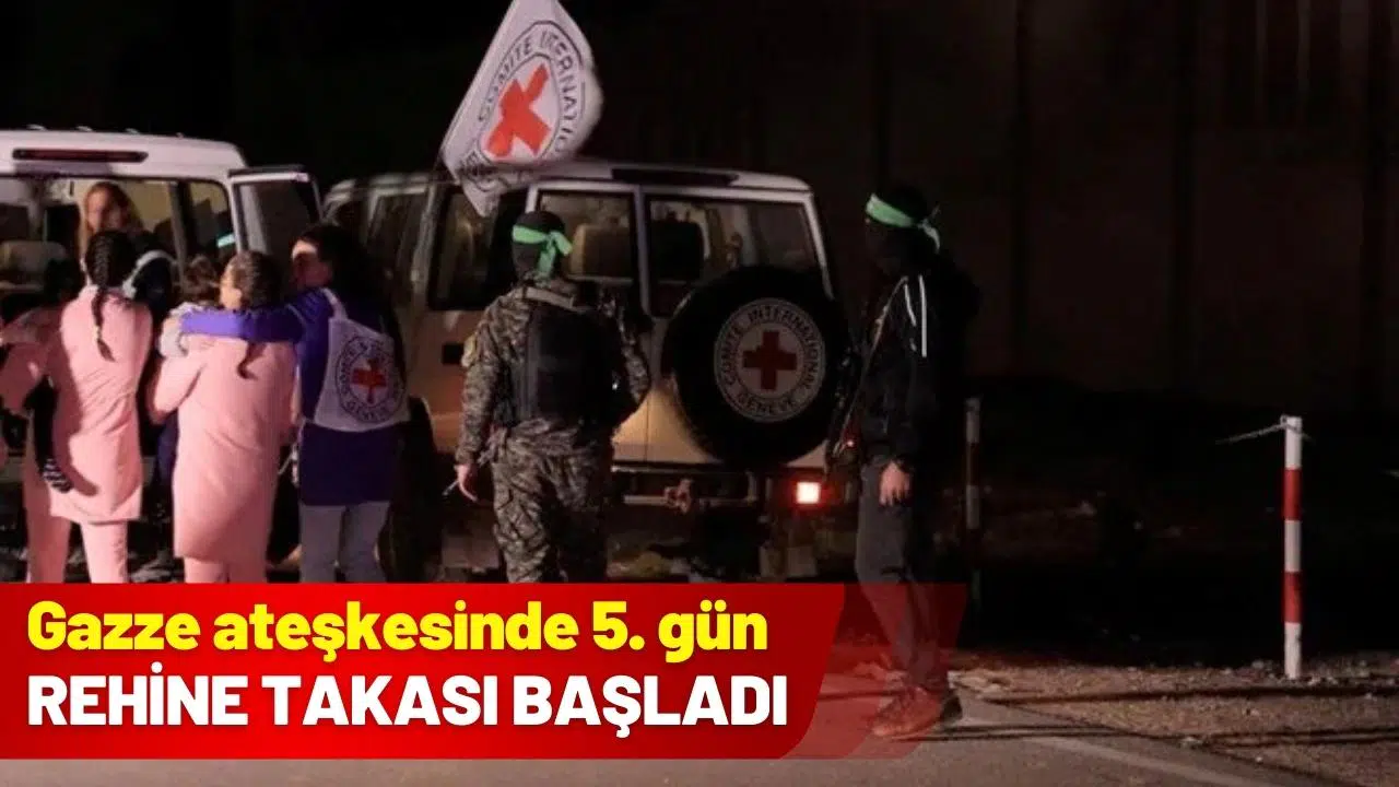 Hamas, 10 İsrailli esiri Kızılhaç yetkililerine teslim etti