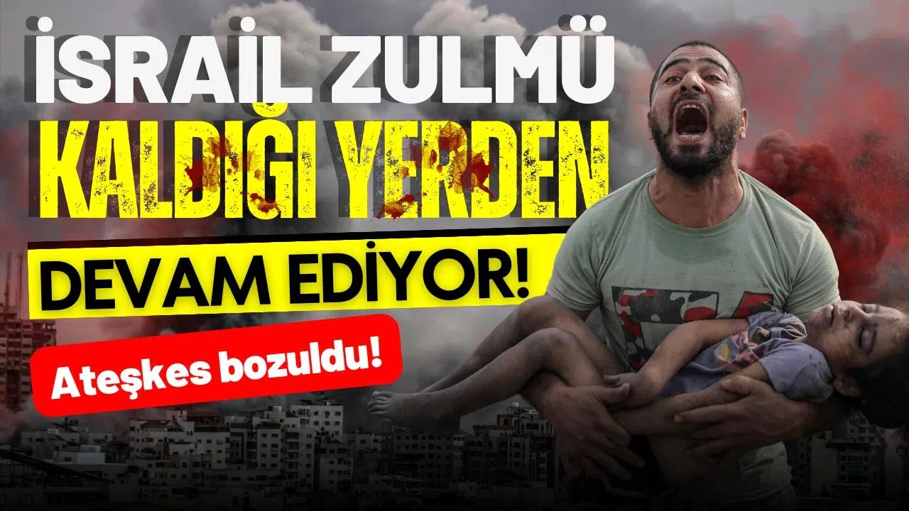İsrail Gazze'yi vurmaya devam ediyor!