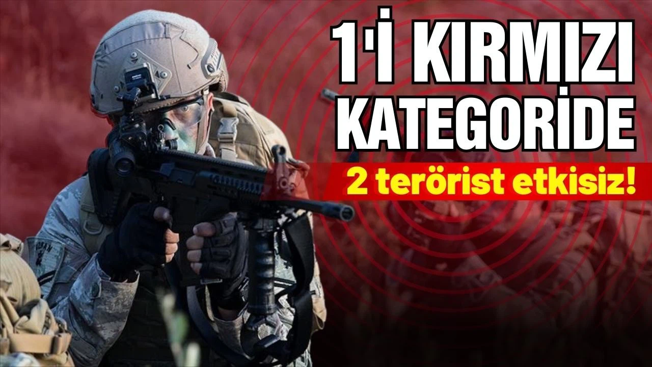 Kırmızı kategoride aranan terörist etkisiz hale getirildi!