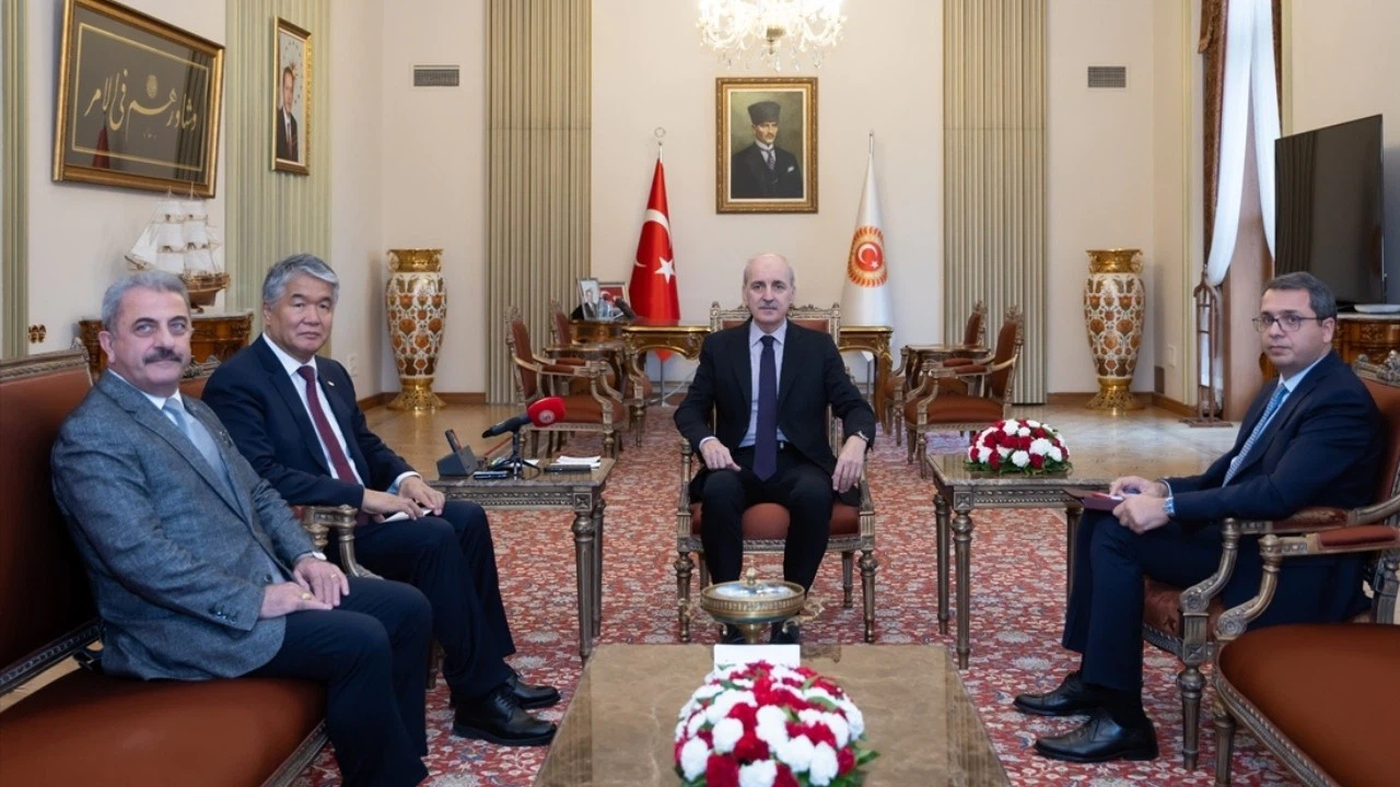 Kurtulmuş, TÜRKSOY Genel Sekreteri Raev’i kabul etti