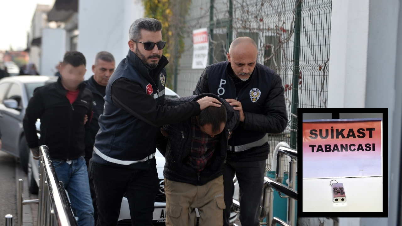 Yatak bazasından suikast tabancası çıktı!