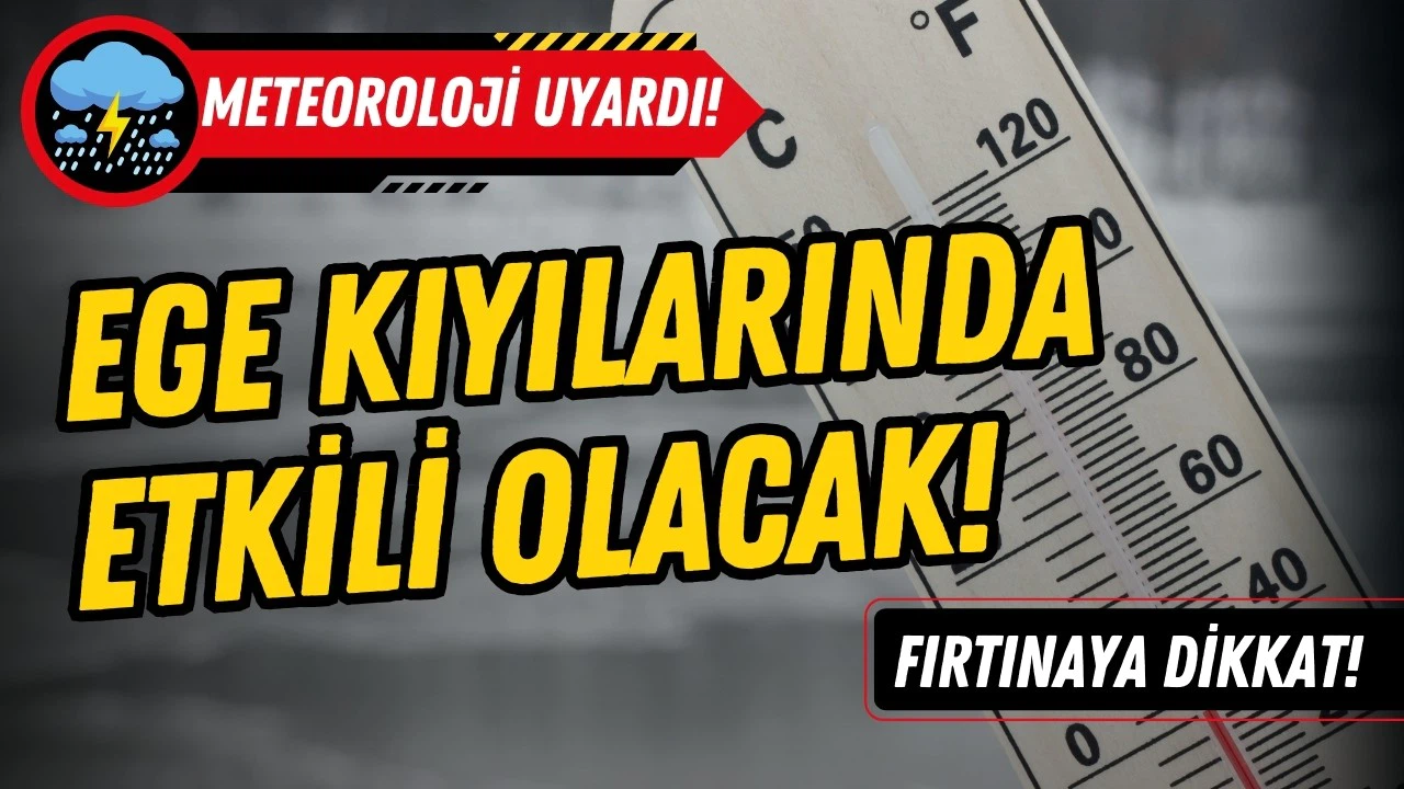 Meteoroloji'den Ege bölgesine kritik uyarı!