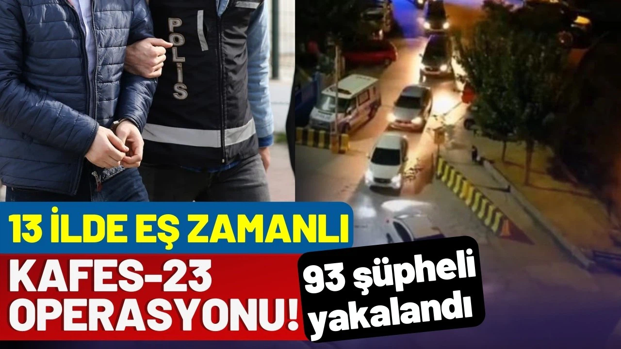 5 organize suç örgütü daha çökertildi!