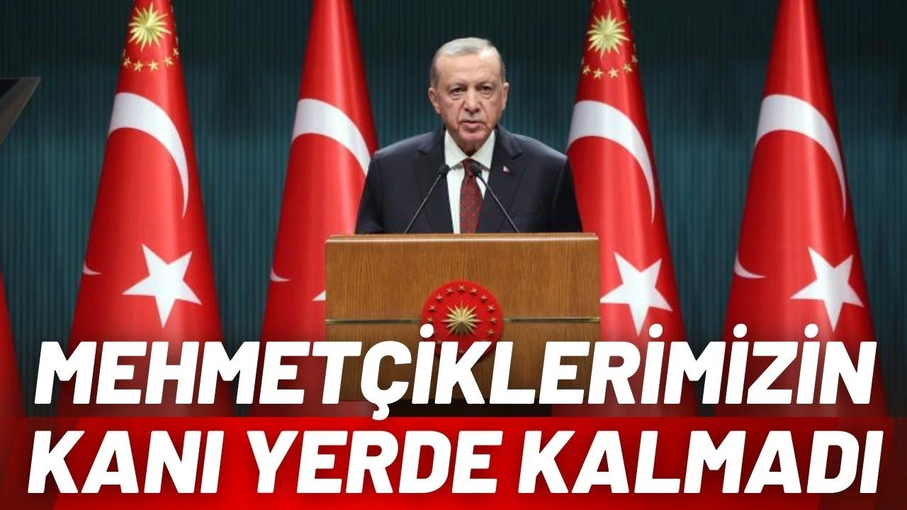 Cumhurbaşkanı Erdoğan: Teröristlerin döktükleri kanın hesabı soruldu