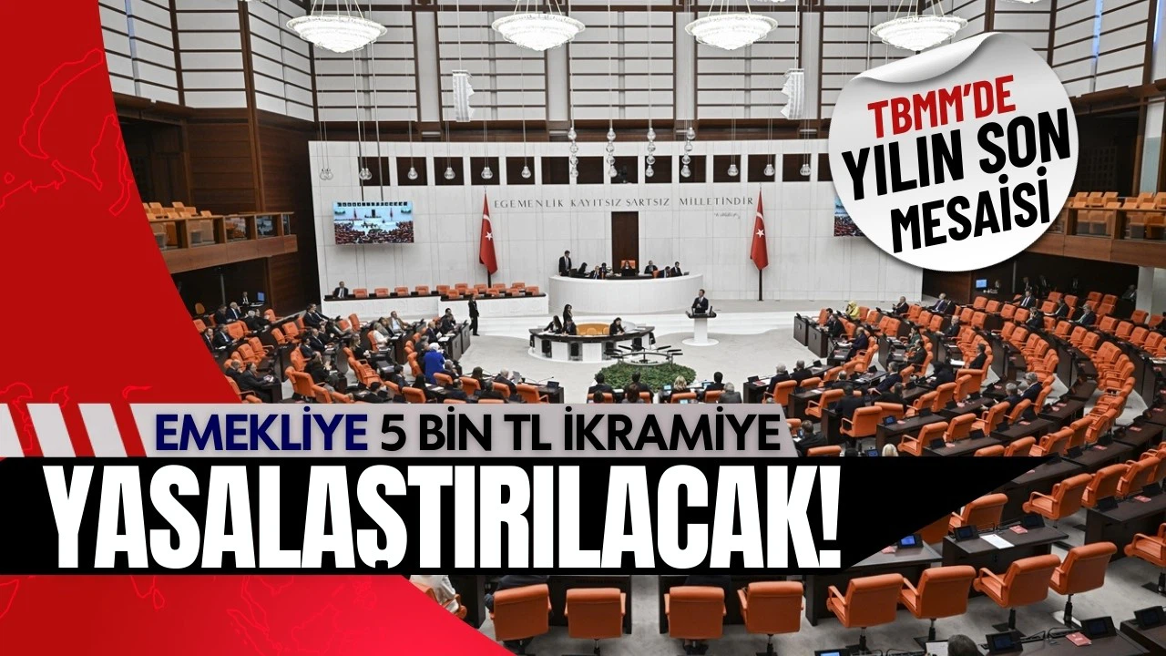 Çalışan emekliye 5 bin TL ikramiye yasalaşacak