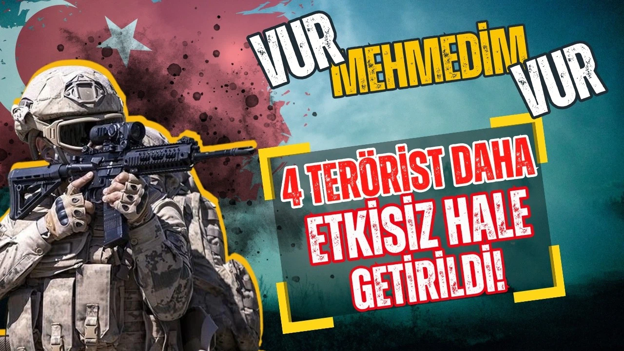 MSB duyurdu: 4 terörist etkisiz hale getirildi