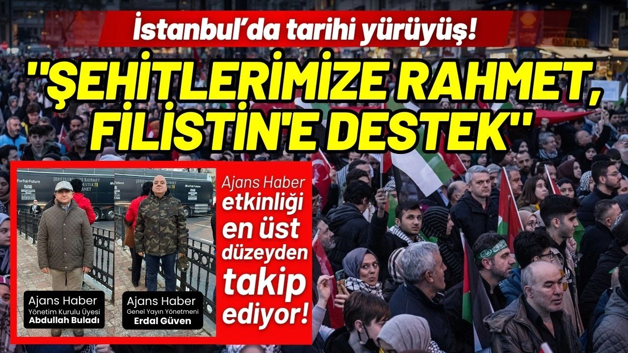 İstanbul'da tarihi yürüyüş!