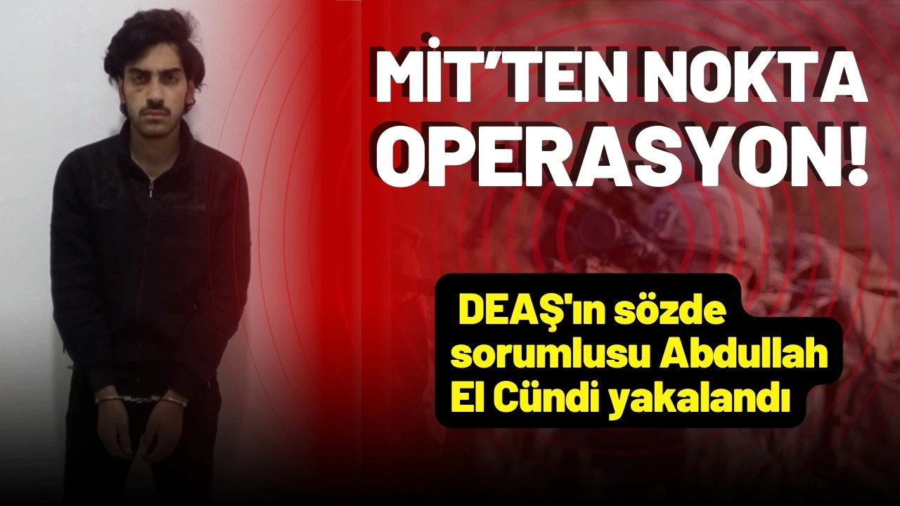 MİT'ten nokta operasyon!
