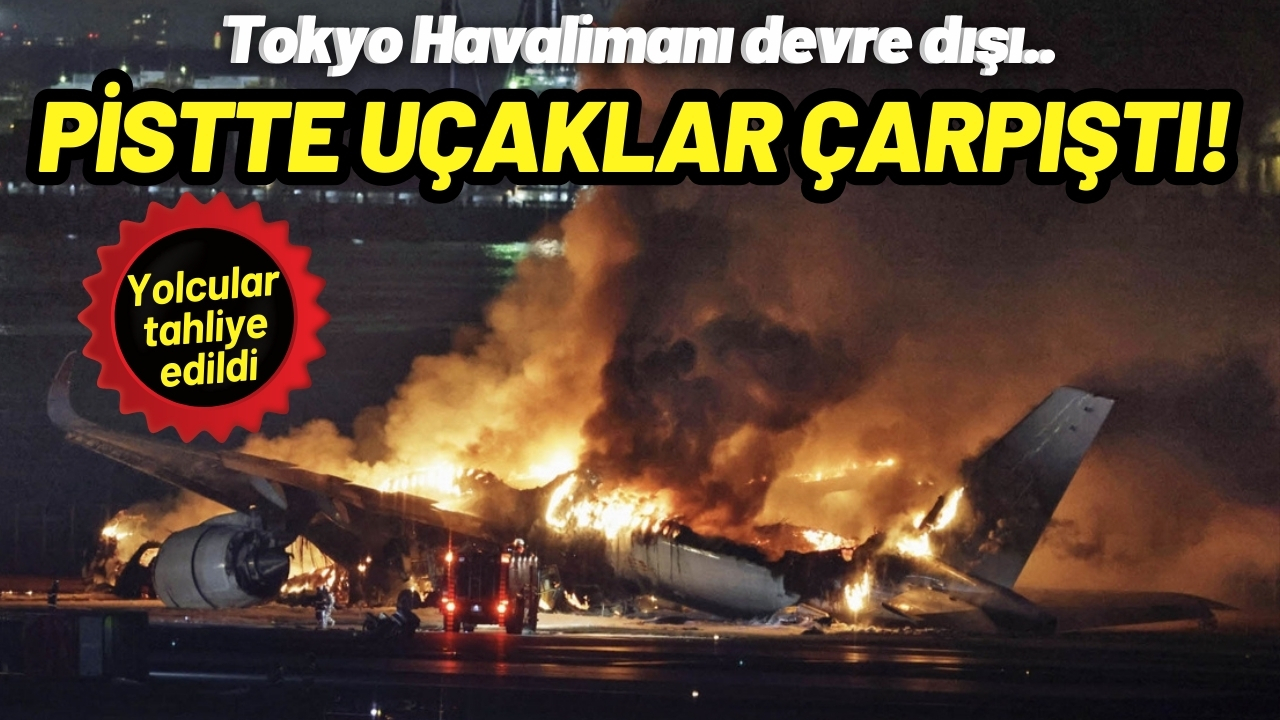 Japonya'da iki uçak çarpıştı: 5 ölü