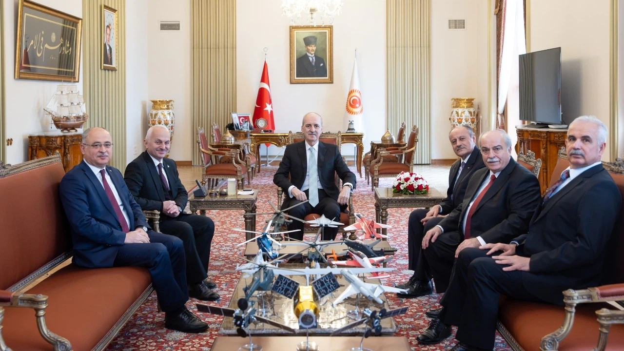 Kurtulmuş, TUSAŞ heyetini kabul etti!